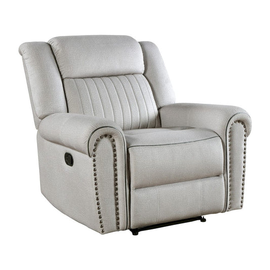 Homelegance - Brennen Reclining Chair in Mist - 9204MT-1 view 2