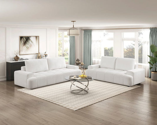 Homelegance - Brera Love Seat in Beige - 9126BEG-2 view 2