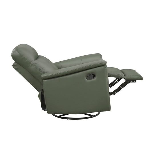 Homelegance - Bristow Swivel Glider Reclining Chair in Green - 9620GRN-1 view 2