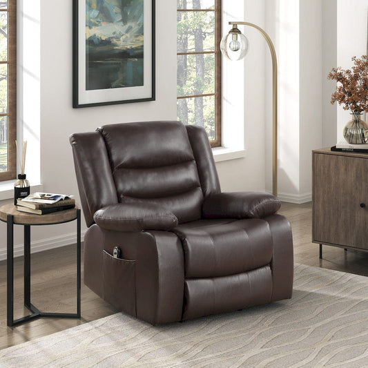 Homelegance - Carson Power Lift Chair in Dark brown - 9423DBR-1LT view 2