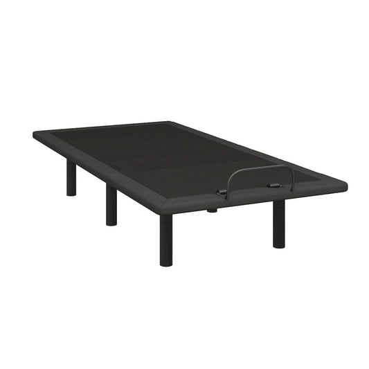 Homelegance - Catalvst California King Twin Wireless Upholstered Adjustable Bed Base in Dark gray and black - BF-1UP-CT view 2