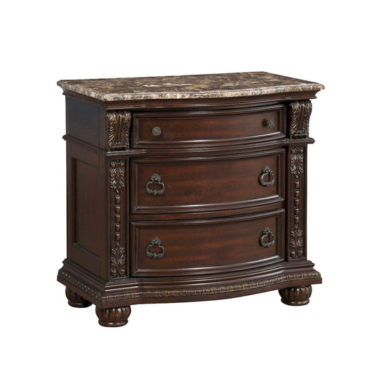 Homelegance - Cavalier Night Stand, Marble Top - 1757-4 view 2