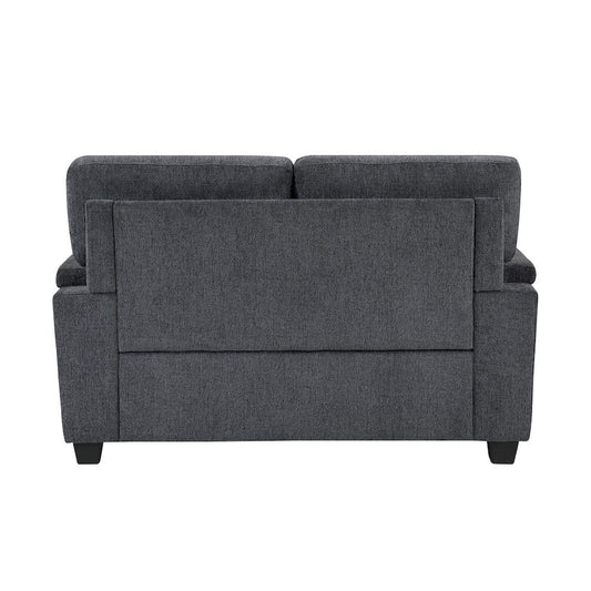 Homelegance - Chelsea Love Seat in Dark gray - 9746DG-2 view 2