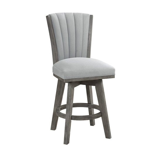 Homelegance - Corvallis Swivel Counter Height Chair in Gray - 5507-24GYS view 2