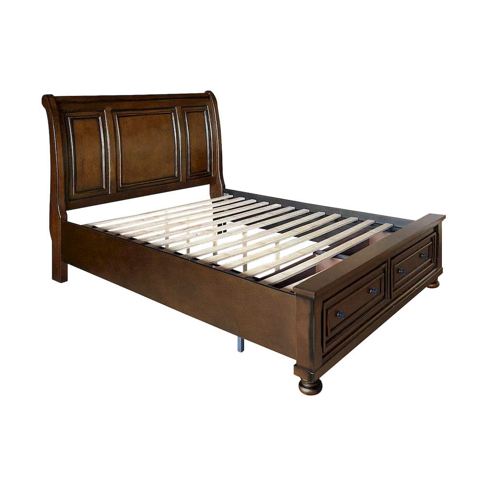 Homelegance - Cumberland California King Sleigh Platform Bed W/ Footboard Storage - 2159K-1CKx view 9