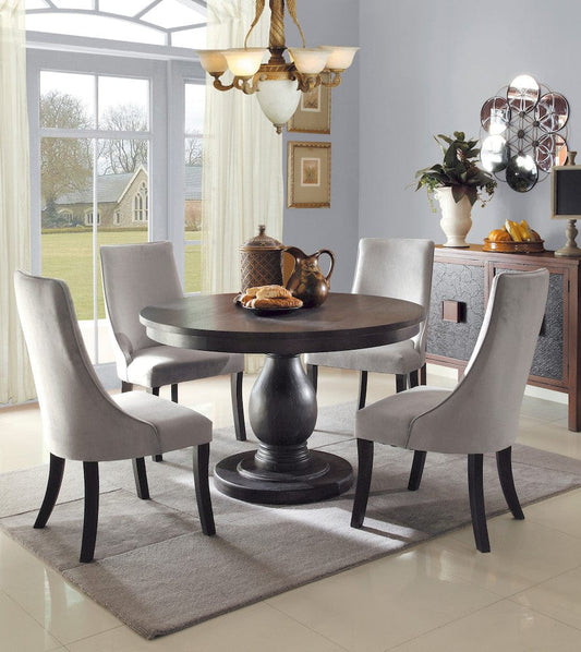 Homelegance - Dandelion Side Chair in Gray - 2466S view 2