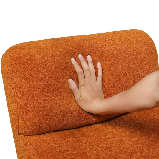 Homelegance - Desso Swivel Glider Reclining Chair in Orange - 9148RNG-1SW view 2