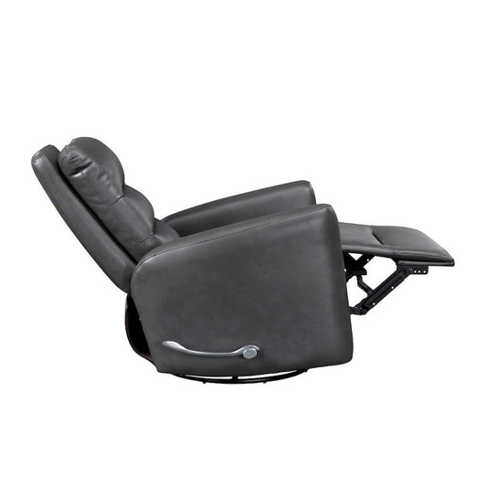Homelegance - Dimitri Swivel Glider Reclining Chair in Gray - 9570GRY-1SW view 2