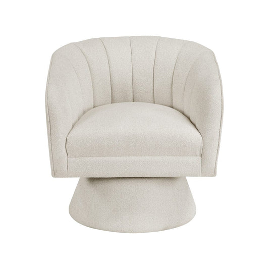 Homelegance - Eve Swivel Chair in Beige - 1027BE-1 view 2