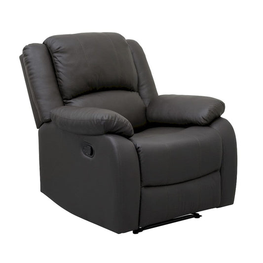 Homelegance - Fairview Reclining Chair in Dark brown - 8526DBPU-1 view 2