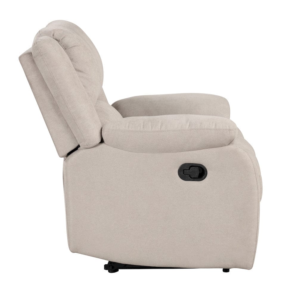 Homelegance - Fairview Reclining Chair in Oatmeal - 8526FTM-1 view 7