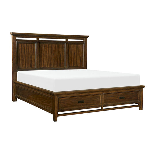 Homelegance - Frazier Park Queen Platform Bed W/ Footboard Storage - 1649-1x view 2