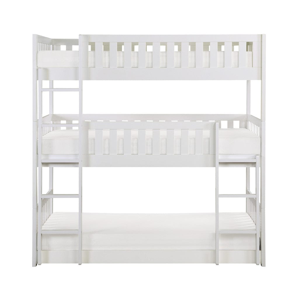 Homelegance - Galen Triple Bunk Bed - B2053TTTW-1x view 4