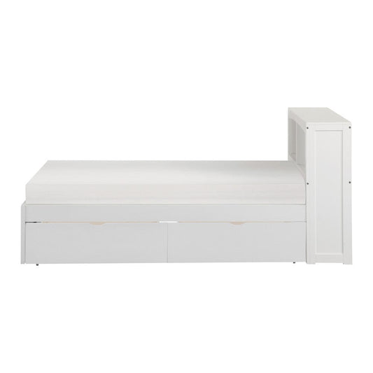 Homelegance - Galen Twin Bookcase Platform Bed W/ Storage Boxes - B2053BCW-1Tx view 2