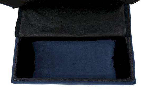 Homelegance - Garrell Lift Top Storage Bench W/ Pull-out Bed in Dark blue - 4615-F1 view 2