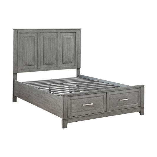 Homelegance - Garretson Full Platform Bed W/ Footboard Storage - 1450F-1x view 2