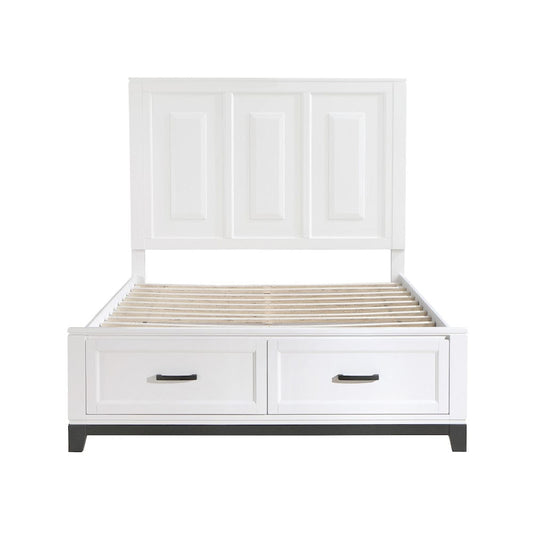 Homelegance - Garretson Queen Platform Bed W/ Footboard Storage - 1450WH-1x view 2