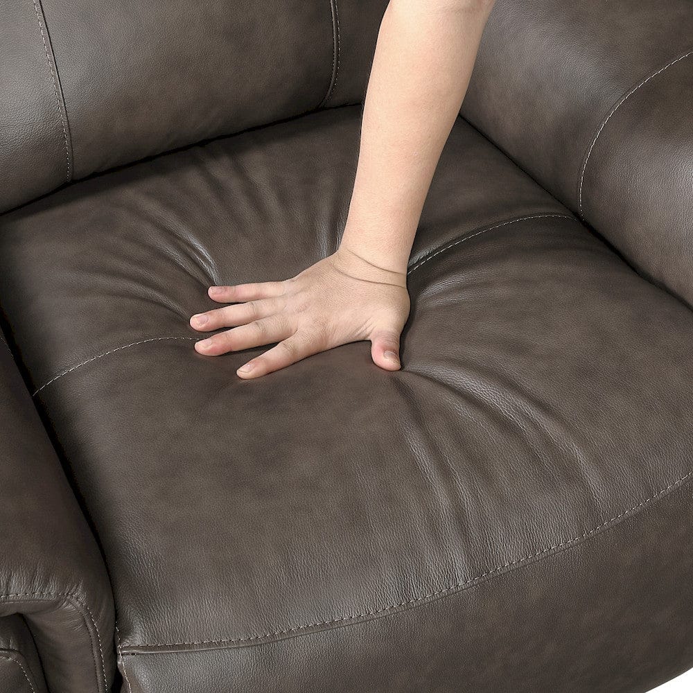 Homelegance - Hadley Swivel Glider Reclining Chair in Dark brown - 9144DB-1 view 11