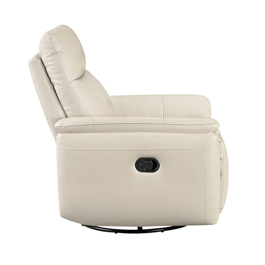 Homelegance - Hadley Swivel Glider Reclining Chair in Taupe - 9144TP-1 view 2