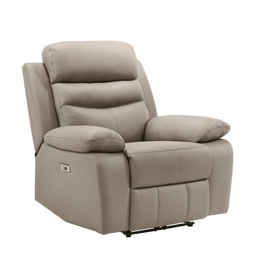 Homelegance - Hancock Power Reclining Chair in Latte - 9628LTE-1PW view 2