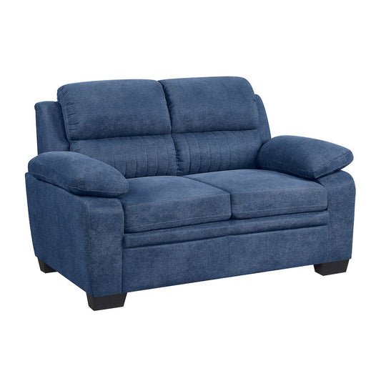 Homelegance - Holleman Love Seat in Blue - 9333BU-2 view 2