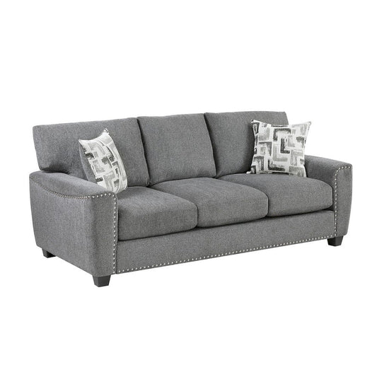 Homelegance - Isabel Sofa in Dark gray - 9538DGY-3 view 2