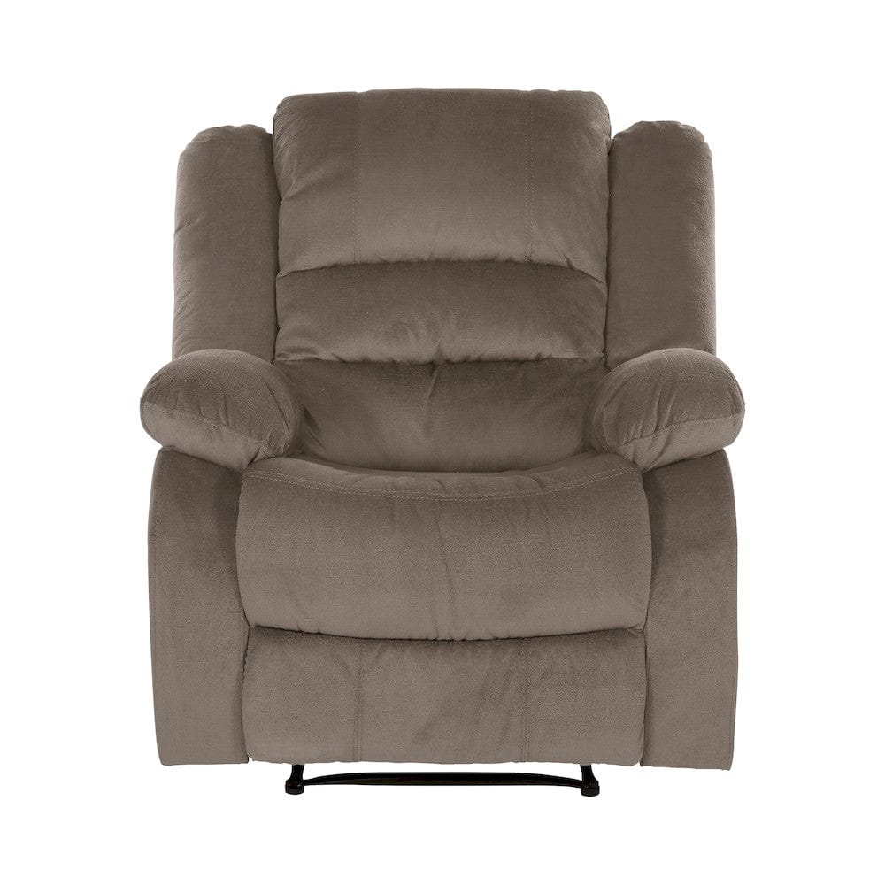 Homelegance - Jarita Reclining Chair in Chocolate - 8329CH-1 view 9