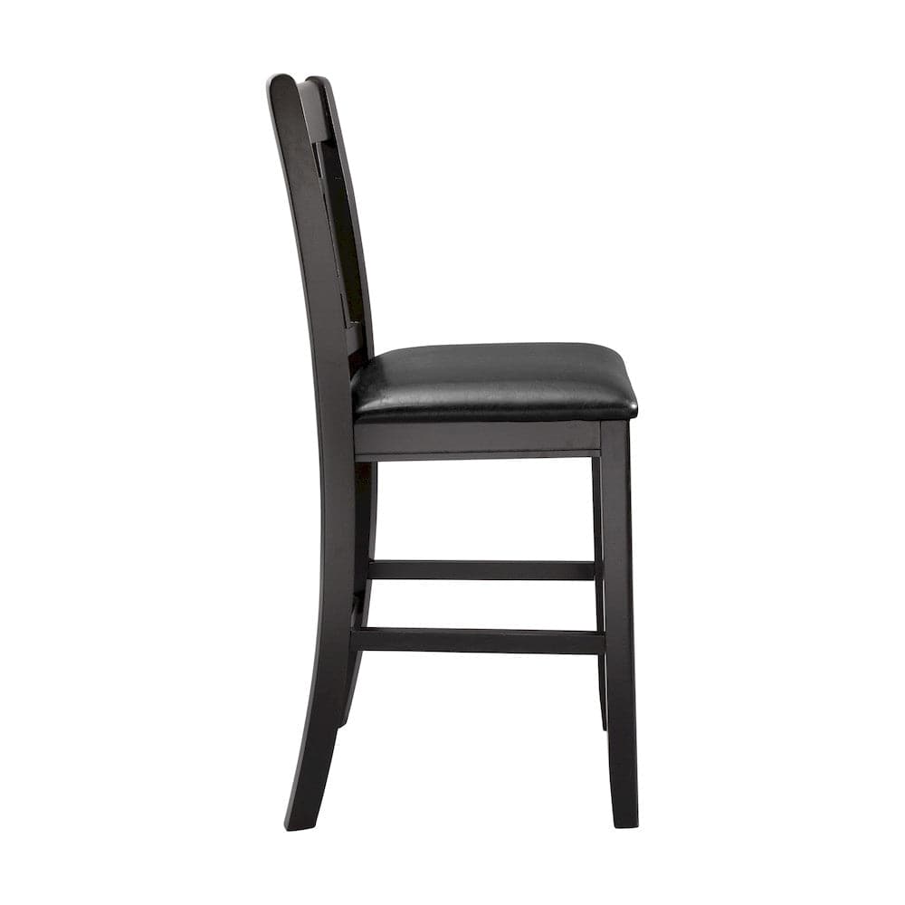 Homelegance - Junipero Counter Height Chair in Black - 2423-24 view 8
