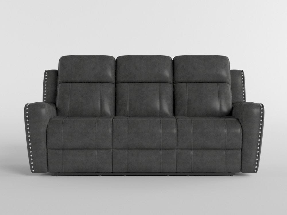 Homelegance - Kellen Power Double Reclining Sofa in Smoky gray - 9515DGY-3PW view 12