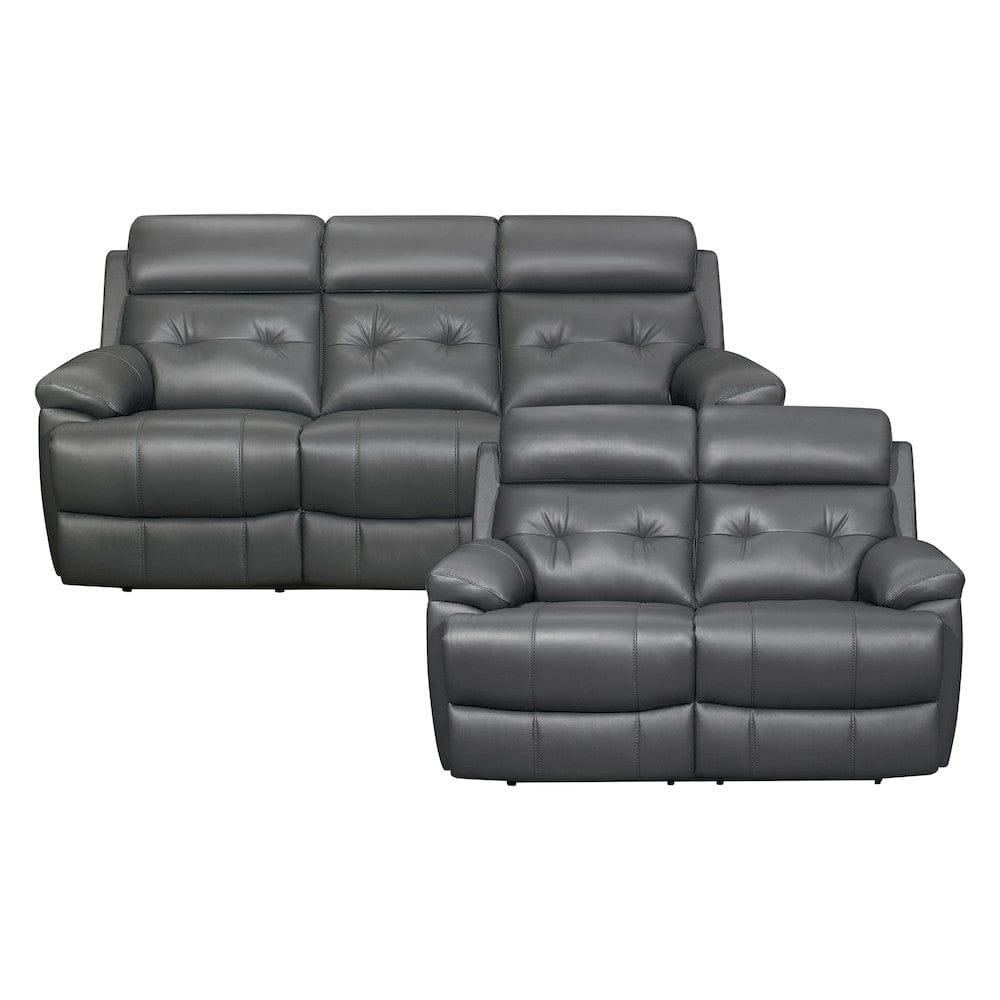 Homelegance - Lambent Double Reclining Love Seat in Dark gray - 9529DGY-2 view 10