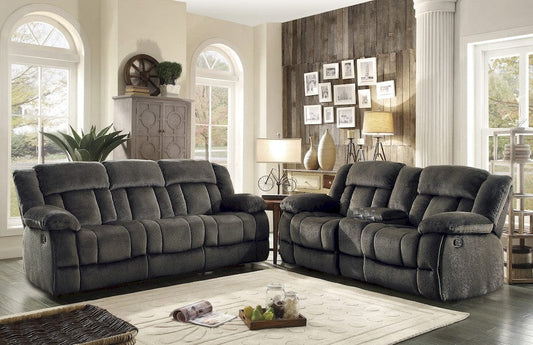 Homelegance - Laurelton Double Glider Reclining Love Seat W/ Center Console in chocolate - 9636-2 view 2