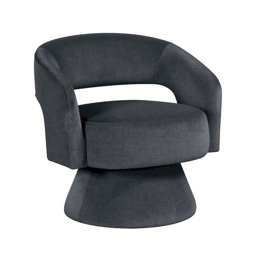 Homelegance - Lavon Swivel Chair in Dark gray - 1003DGY-1 view 2