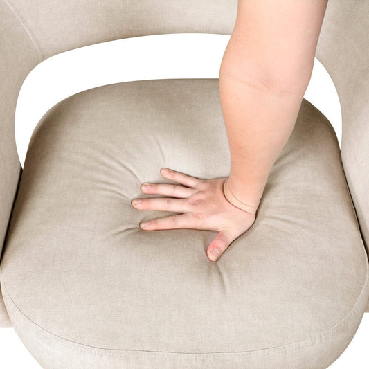 Homelegance - Lavon Swivel Chair in Taupe - 1003TPE-1 view 2