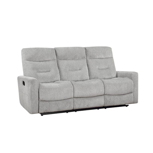 Homelegance - Lyndon Double Reclining Sofa in Gray - 9610GY-3 view 2