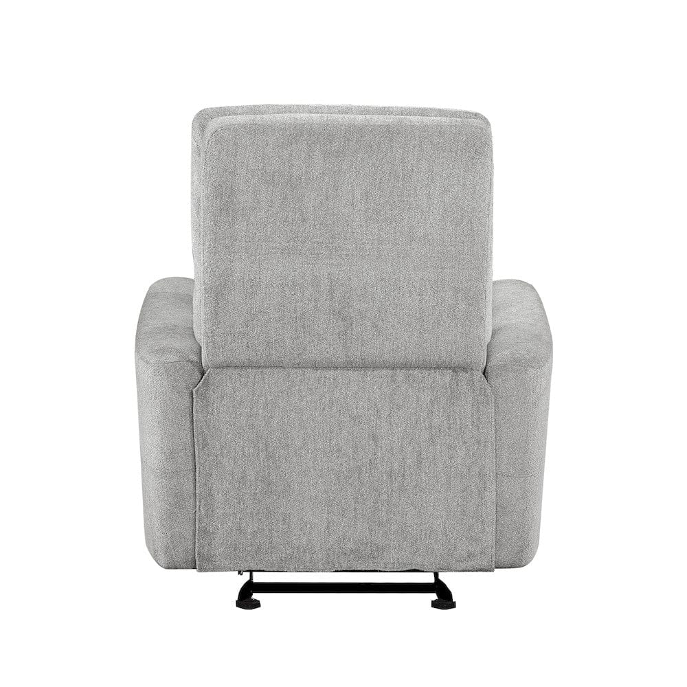 Homelegance - Lyndon Glider Reclining Chair in Gray - 9610GY-1 view 7
