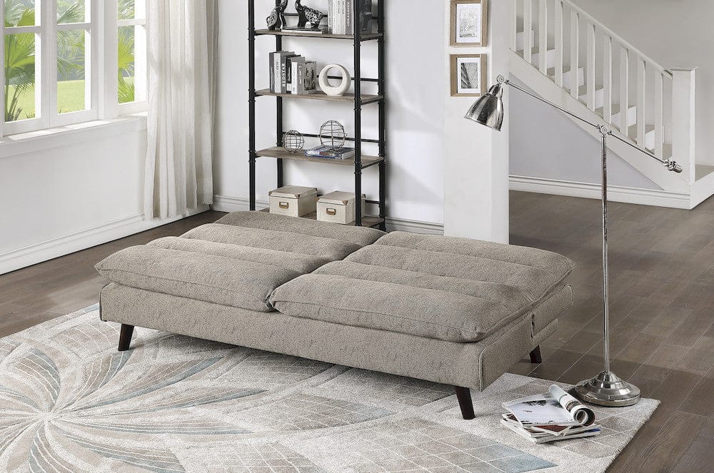 Homelegance - Mackay Convertible Sofa Bed in Brown - 9560BR-3CL view 7