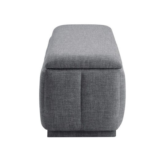 Homelegance - Maize Storage Bench in Gray - 4799GY view 2
