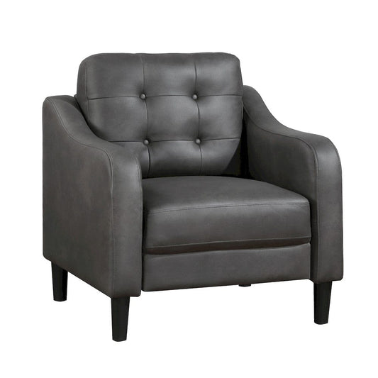 Homelegance - Mallory Chair in Gray - 9489GRY-1 view 2