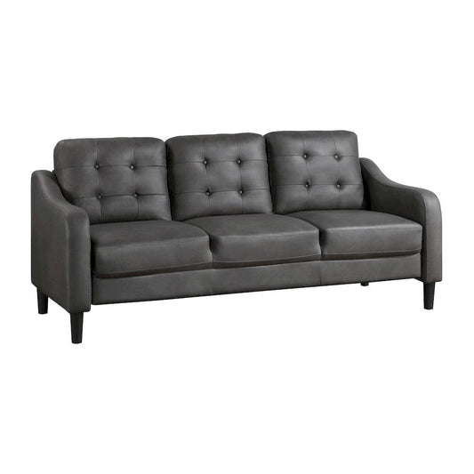 Homelegance - Mallory Sofa in Gray - 9489GRY-3 view 2