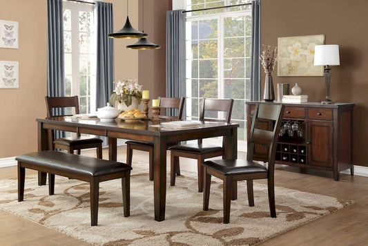 Homelegance - Mantello Side Chair in Dark brown - 5547S view 2