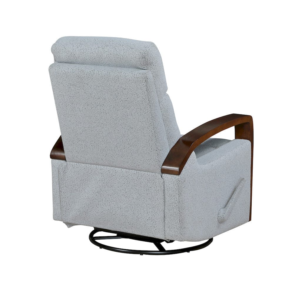 Homelegance - Margerie Swivel Glider Reclining Chair in Gray - 9659GRY-1 view 11
