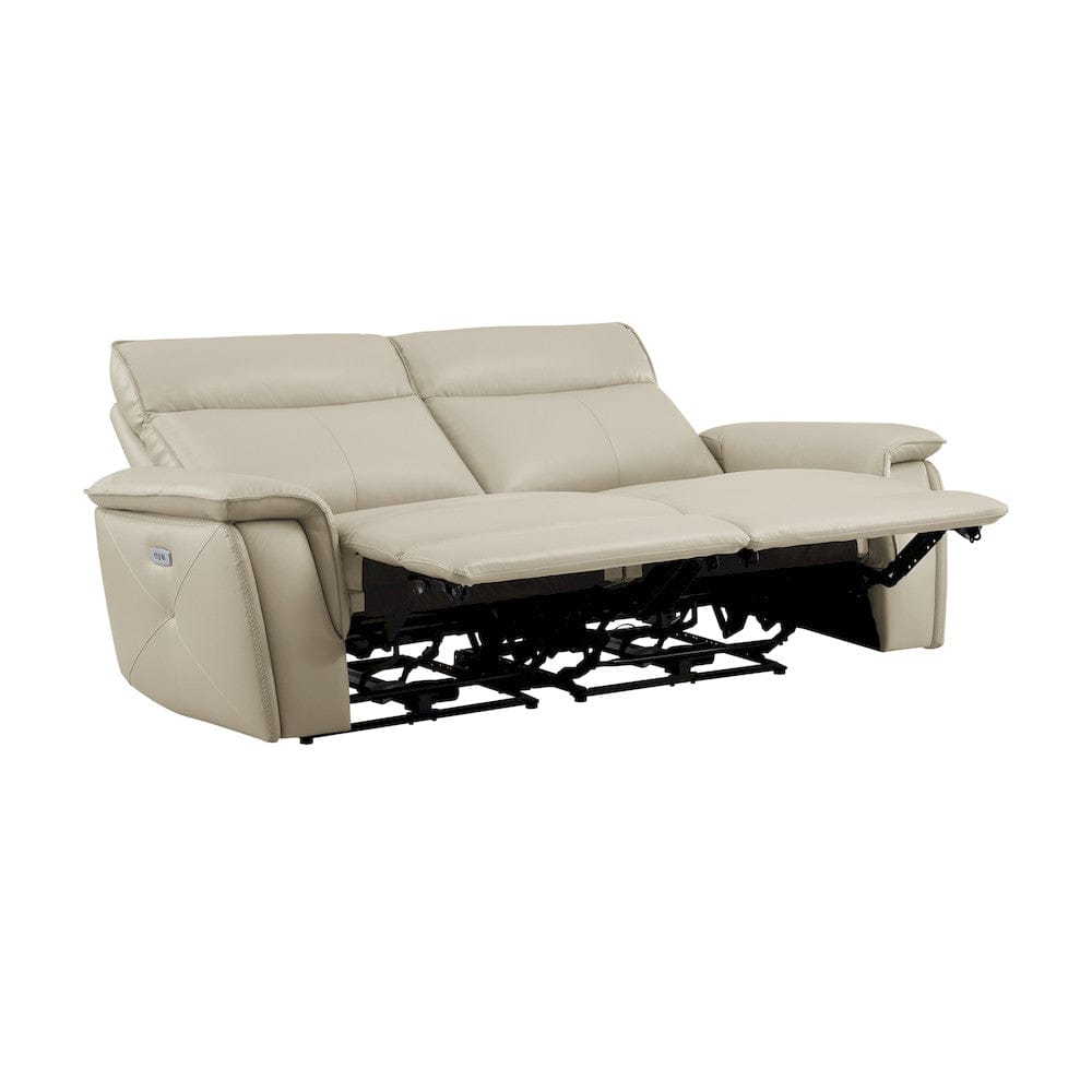 Homelegance - Maroni Power Double Reclining Love Seat W/ Power Headrests in Taupe - 8259RFTP-2PWHx view 5