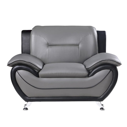 Homelegance - Matteo Chair in Gray and black - 9419-1 view 2