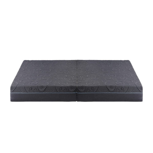 Homelegance - Mira 11" Split Eastern King Gel-Infused Memory Foam Hybrid Mattress(2-Piece) in Dark gray - MT-H11ETx2 view 2