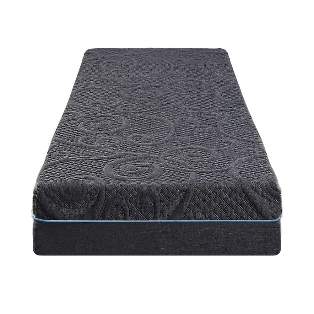 Homelegance - Mira 8" Twin Gel-Infused Memory Foam Hybrid Mattress in Dark gray - MT-H08T view 3