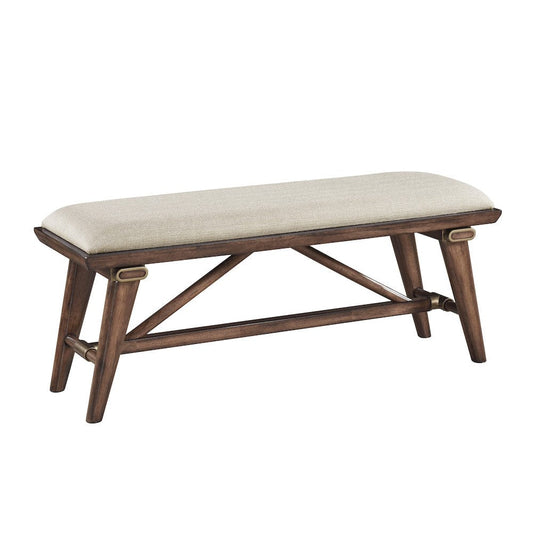 Homelegance - Monroe Bench in cream - 5901-13N view 2
