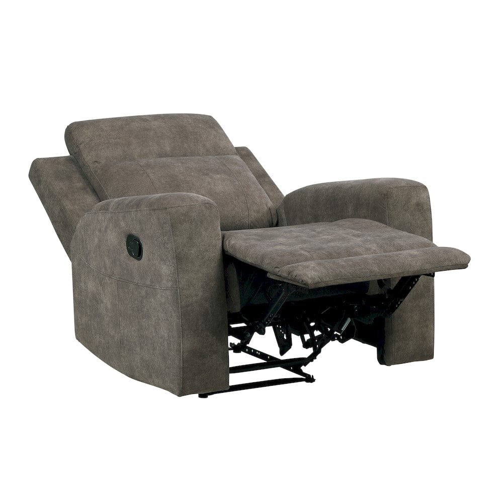 Homelegance - Muncie Reclining Chair in Brown - 9635BR-1 view 12