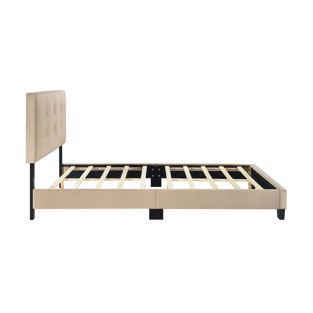 Homelegance - Newberry Full Platform Bed in Light brown - 1350BRF-1 view 8