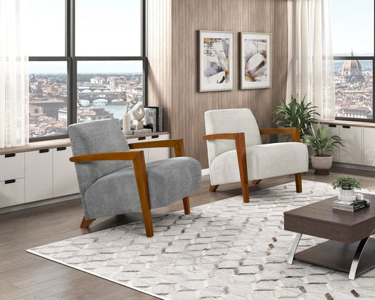 Homelegance - Odessa Accent Chair in Beige - 1136BE-1 view 2