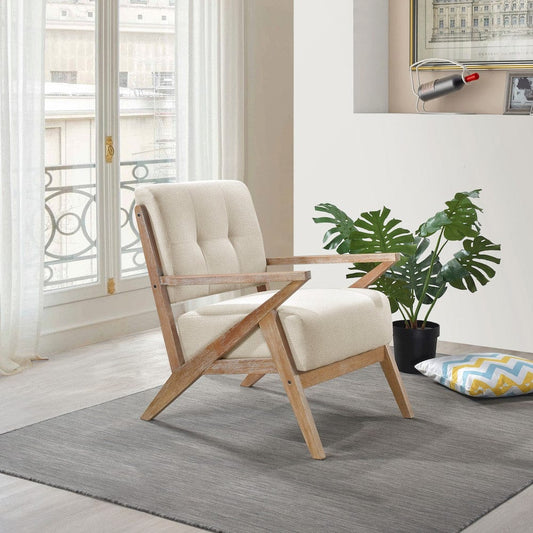 Homelegance - Ollen Accent Chair in Sand - 1211SN-1 view 2